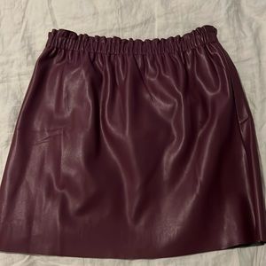 Pleather Loft skirt